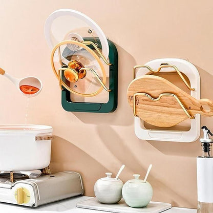 Kitchen Pot Cover Rack